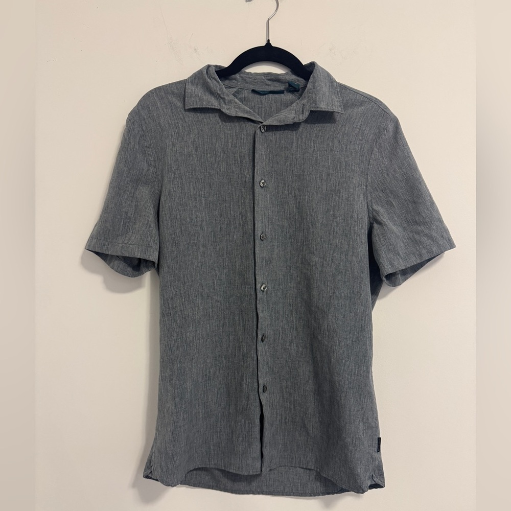 Perry Ellis Charcoal Button Down Shirt
